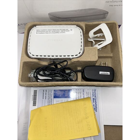 Netgear DSL Broadband , DM111PSP, ADSL2+ Modem Missing CD - Picture 6 of 8